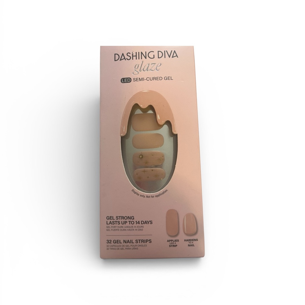 Dashing Diva Glaze LED Semi-Cured Gel - Soft Pink